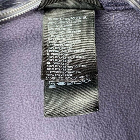 The North Face Jacket Women’s XS Purple Full Zip Lightweight Fleece Mock Neck - Picture 6 of 9
